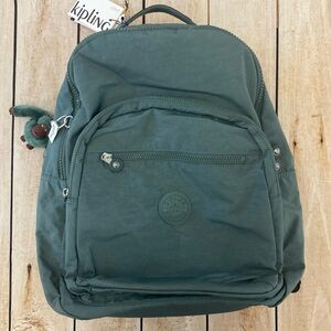 Kipling Teal Backpack Light Aloe Tonal BP4233 Seoul Extra Large 17"